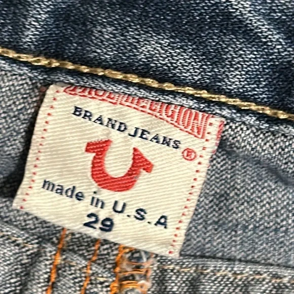 True Religion Joey vintage flare leg jean Size 29 - Picture 8 of 9